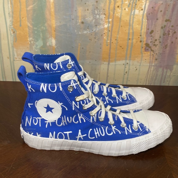 Converse Not a Chuck Printed Design Blue White Mens 11/WO’s 13 NWOT - Picture 5 of 7
